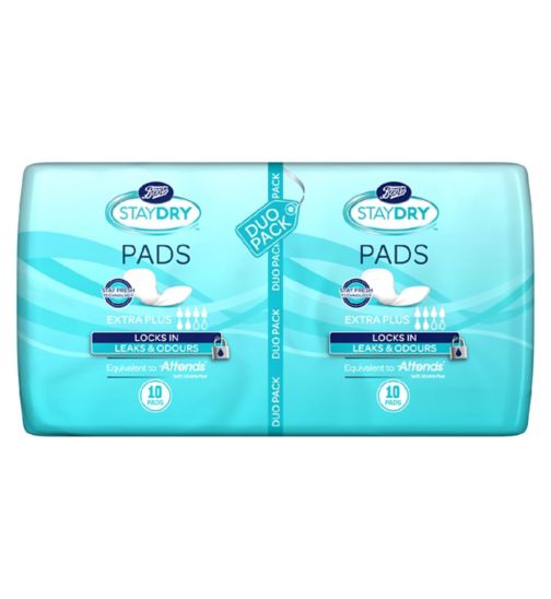 Boots Staydry Extra Plus Pads Duos – 20 Pads