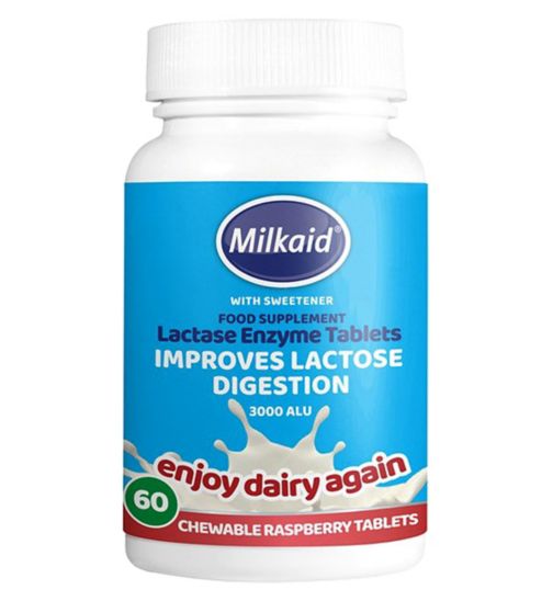 Milkaid Lactase Enzyme Tablets 60s