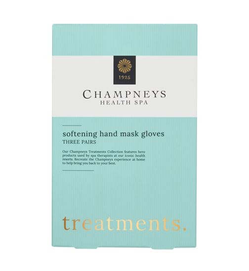 Champneys Treatments Softening Hand Mask Gloves 3x 12ml