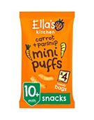 Ella s Kitchen Organic Strawberry and Banana Mini Puffs Multipack Baby Snack 10 Months 4x8g Boots