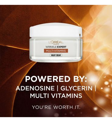 L'Oreal Paris Wrinkle Expert Night Cream, Specifically formulated for women 65+, 50ml (2)