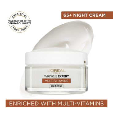 L'Oreal Paris Wrinkle Expert Night Cream, Specifically formulated for women 65+, 50ml (3)