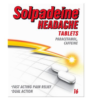 Solpadeine Fast Acting Dual Action Headache Tablets - 16 Tablets