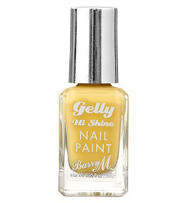 Barry M Gelly Hi Shine Nail Paint Lemon Sorbet