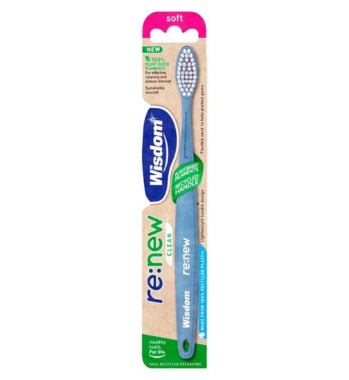 Wisdom Re:new Clean Toothbrush Soft Single Pack