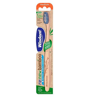 Wisdom Re:new Bamboo Medium Toothbrush