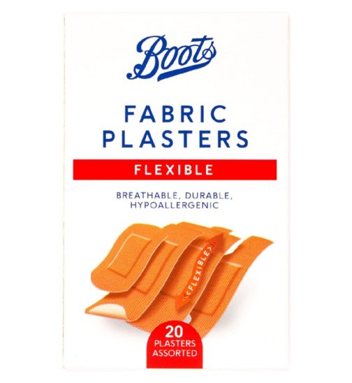 Boots Flexible Fabric Plasters - 20 Pack