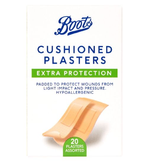 Boots Extra Protection Cushioned Plasters - 20 Pack
