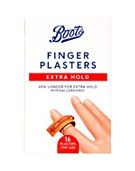 Boots Extra Hold Finger Plasters - 16 Pack