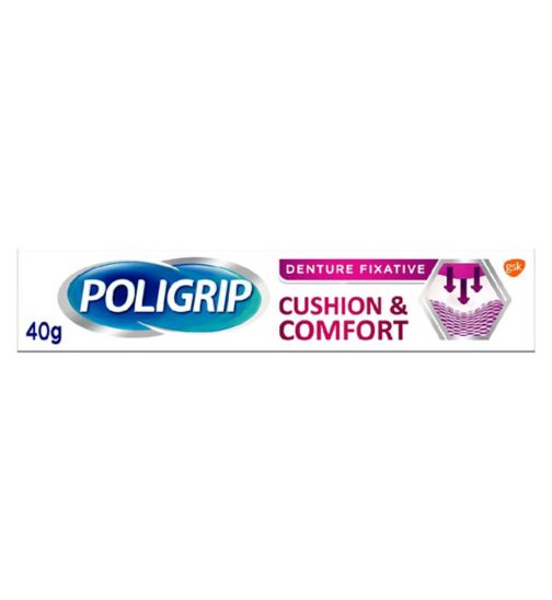 Poligrip cushion & comfort fixative 40g