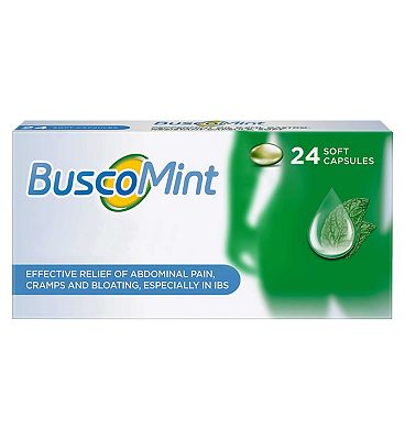 Buscomint Peppermint Oil 0.2ml Gastro-Resistant Capsule Soft - 24 Capsules