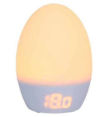 Tommee Tippee GroEgg2 Gentle Glow Night Light and Digital Colour Changing Room Thermometer with Temperature Display