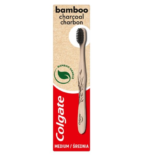 Colgate Bamboo Charcoal Medium Toothbrush