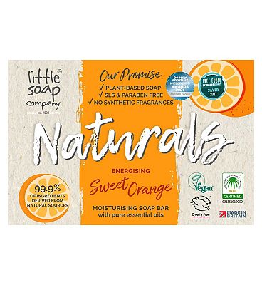 Little Soap Company Naturals Bar Soap Sweet Orange 100g