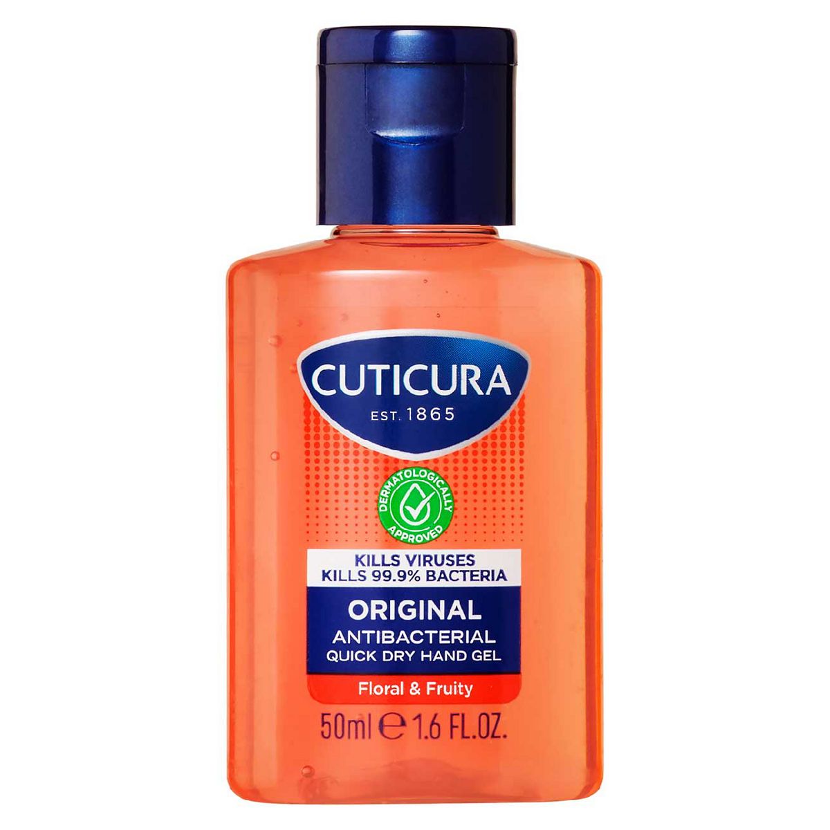 Cuticura Original Anti Bacterial Hand Gel 50Ml – Floral & Fruity