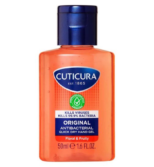 Cuticura Original Anti Bacterial Hand Gel 50ml – Floral & Fruity