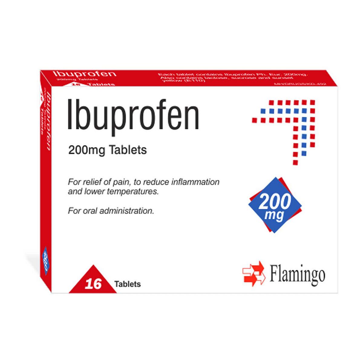   Ibuprofen 200Mg Tablets - 16