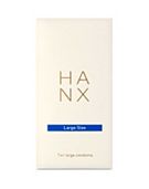 Hanx Ultra-Thin Large Size Vegan Condoms - 10 Pack