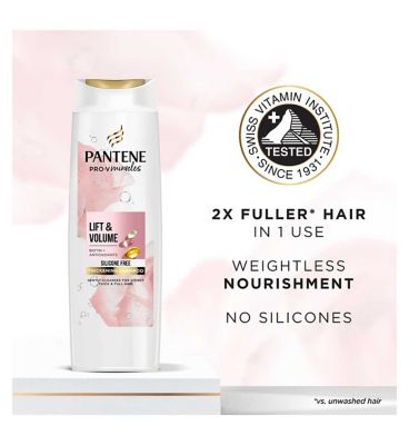 Pantene Miracles Lift & Volume Hair Silicone Free Shampoo with Biotin 400ml (4)