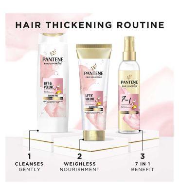 Pantene Miracles Lift & Volume Hair Silicone Free Shampoo with Biotin 400ml (6)