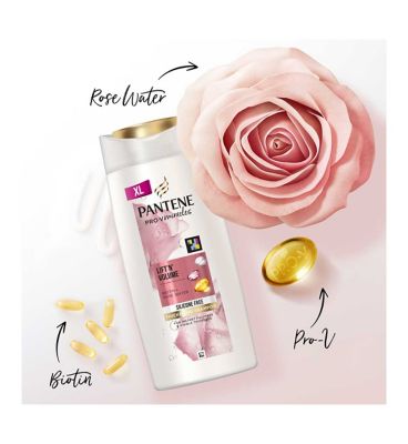 Pantene Miracles Lift & Volume Hair Silicone Free Shampoo with Biotin 400ml (7)