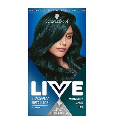 Schwarzkopf Live Urban Metallics U68 Midnight Jade Permanent Hair Dye