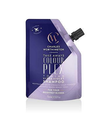 Charles Worthington Colourplex Toning Ultra Violet Shampoo Takeaway 75ml