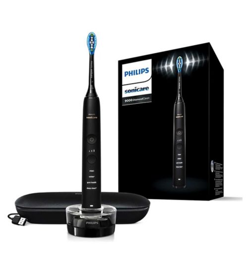 Philips Diamond Clean 9000 Sonicare Electric Toothbrush Black with app