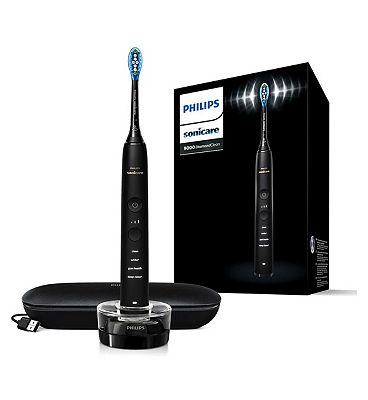 Philips Sonicare Electric Toothbrush DiamondClean 9000 Black with USB Charging Case HX9911/39