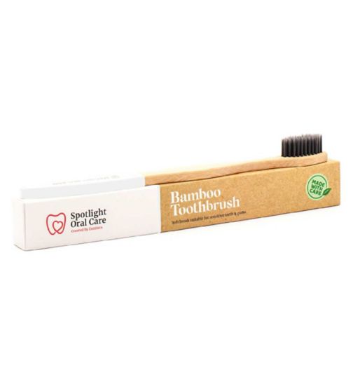 Spotlight Oral Care Bamboo Toothbrush White