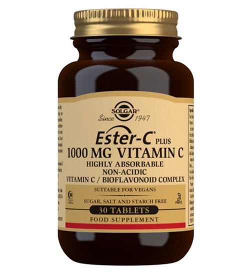 Solgar Ester-C Plus 1000mg Vitamin C - 30 Tablets