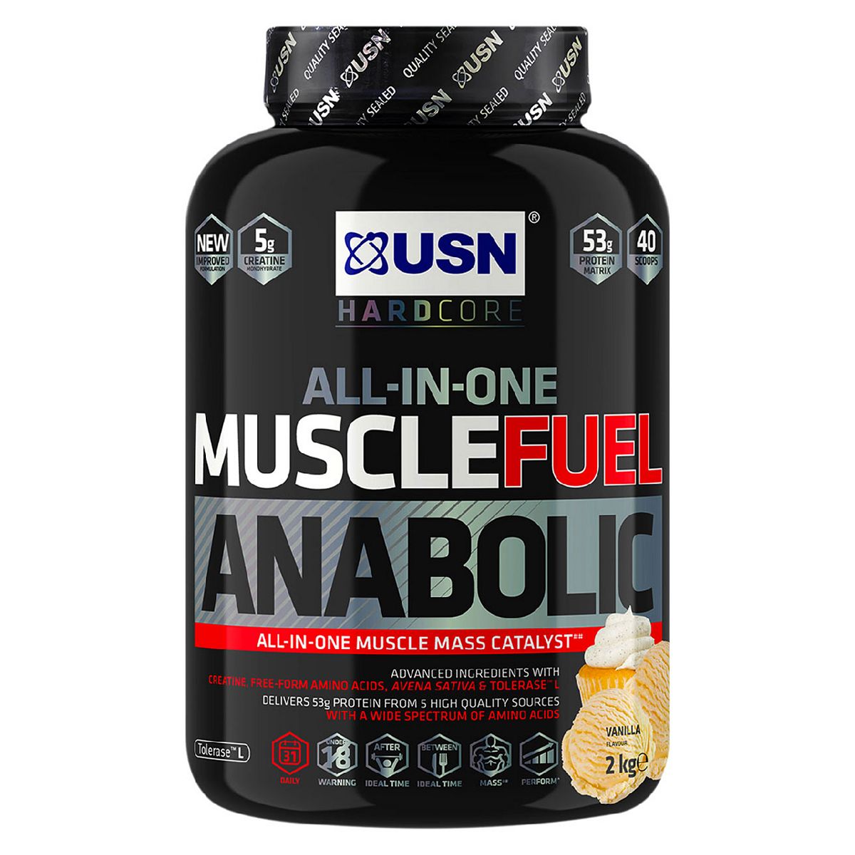 Usn Muscle Fuel Anabolic Protein Vanilla - 2Kg