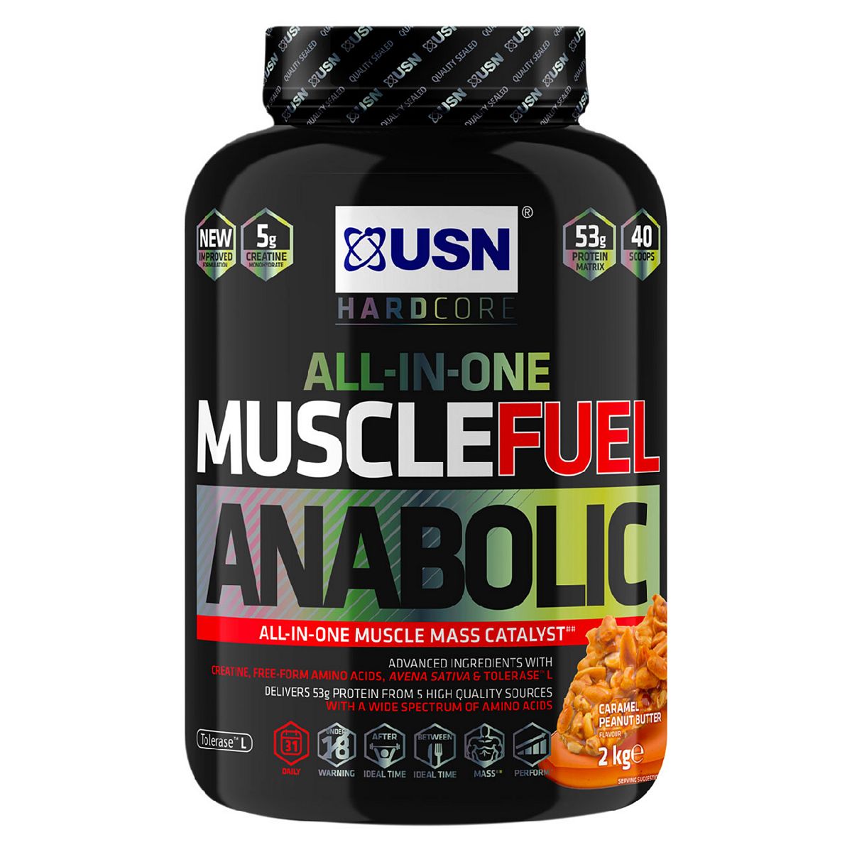 Usn Muscle Fuel Anabolic Protein Peanut - 2Kg
