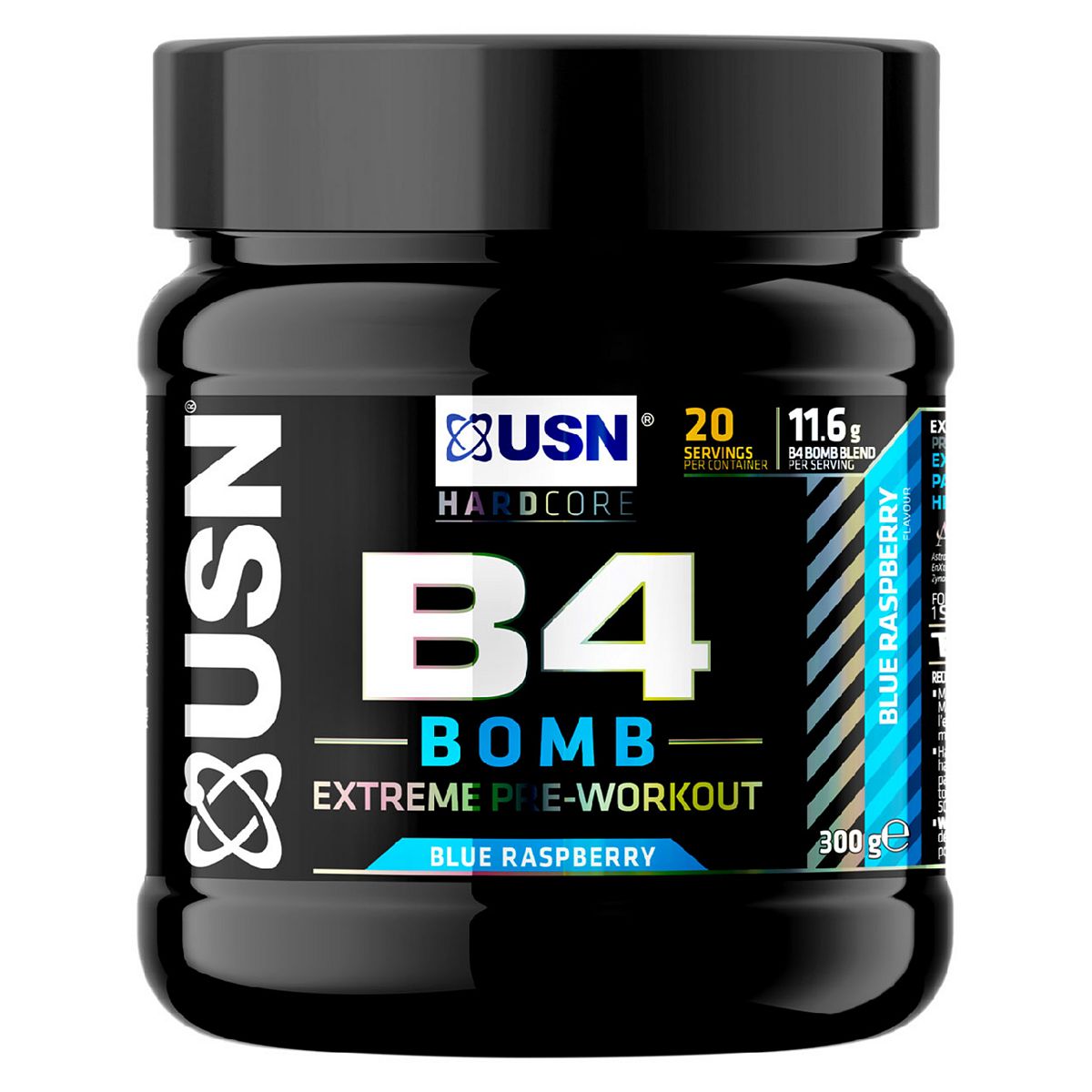 USN B4 Bomb Pre-Workout Blue Raspberry - 300g