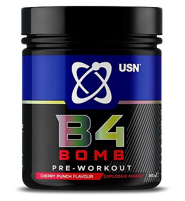 USN B4 Bomb pre-workout drink cherry 180g