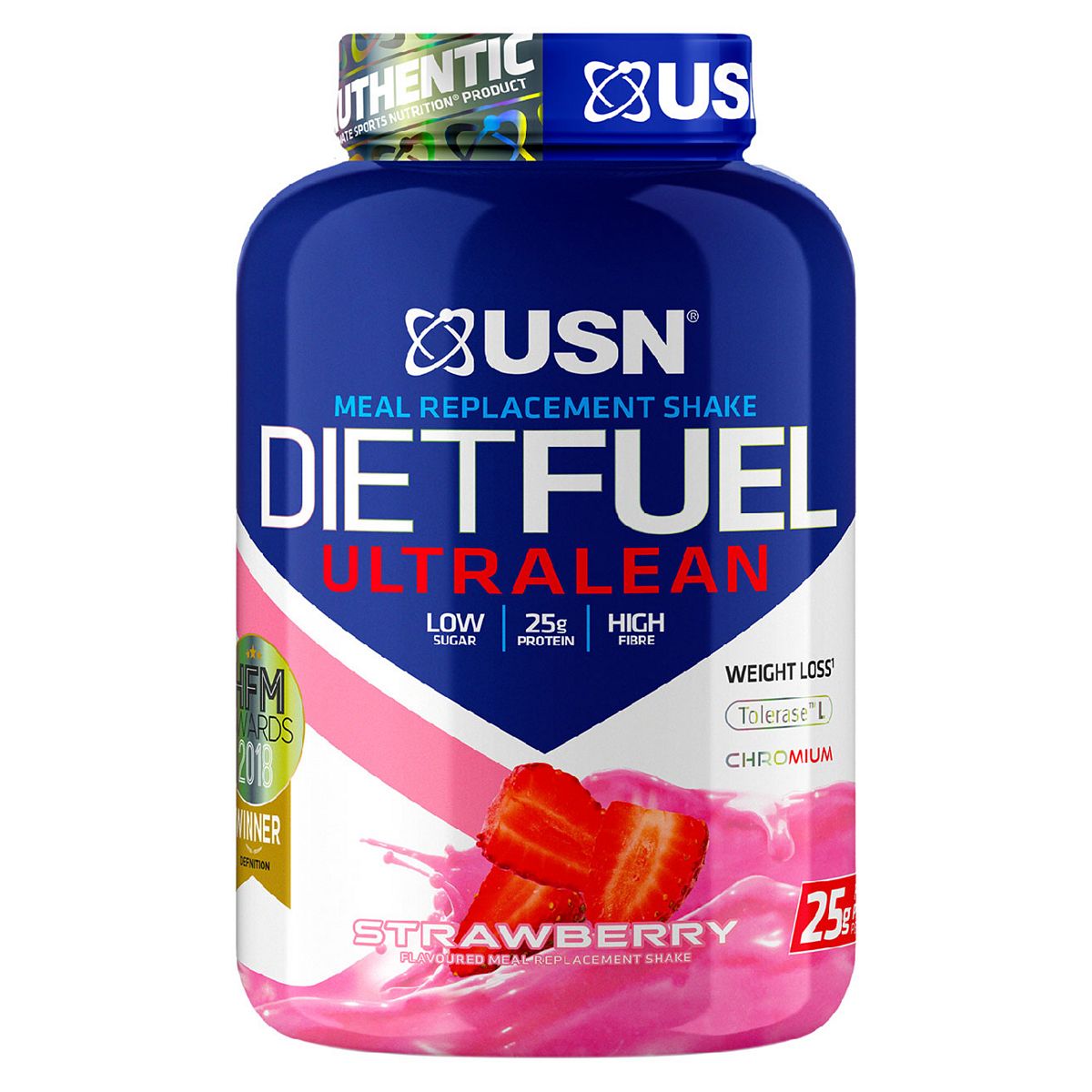 Usn Diet Fuel Protein Powder Strawberry - 2Kg