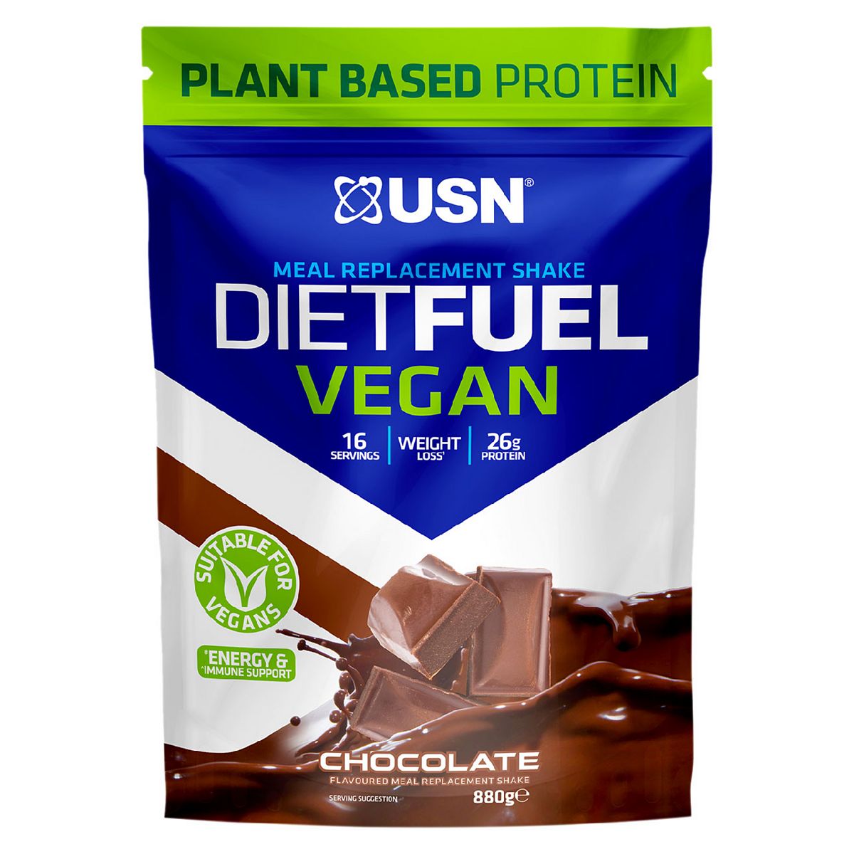 Usn Diet Fuel Ultralean Vegan Meal Replacement Chocolate - 880G