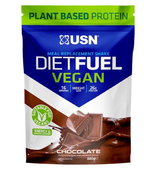USN Diet Fuel Ultralean Vegan Meal Replacement Chocolate - 880g