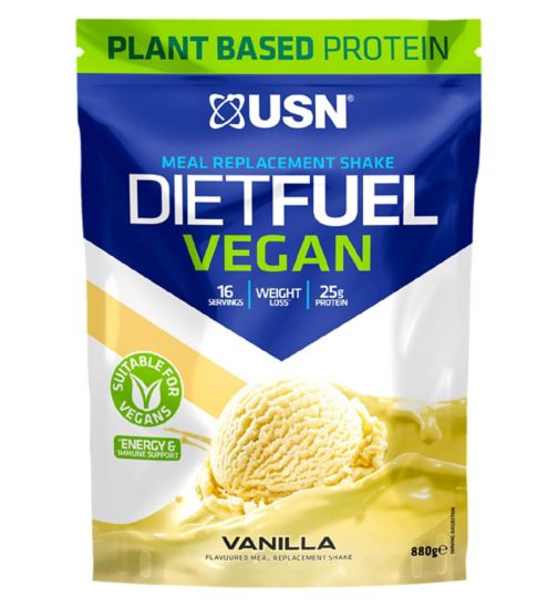 USN Diet Fuel Ultralean Vegan Meal Replacement Vanilla - 880g