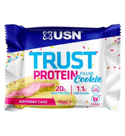 USN Trust Filled Birthday Cake Protein Cookie - 75g