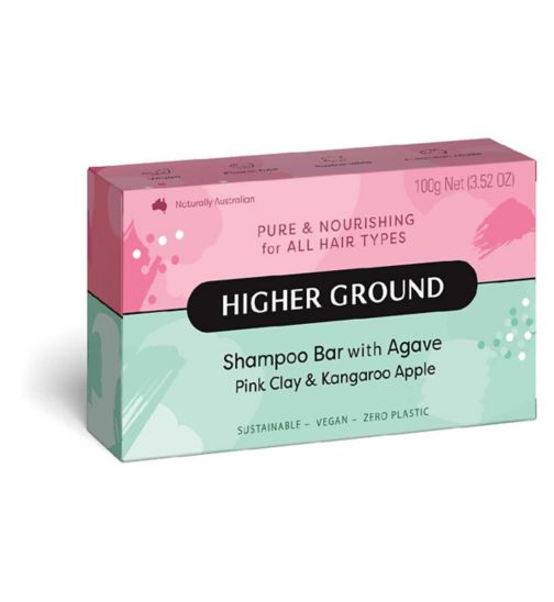Higher Ground Shampoo Bar - Pure & Nourishing for All Hair Types 100g