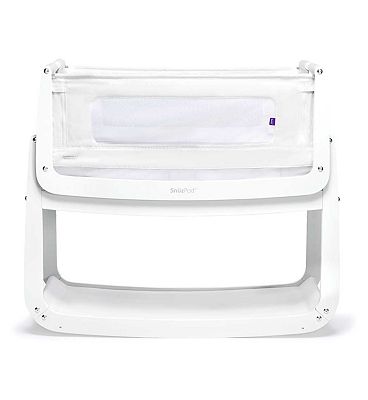 SnuzPod 4 Bedside Crib - White