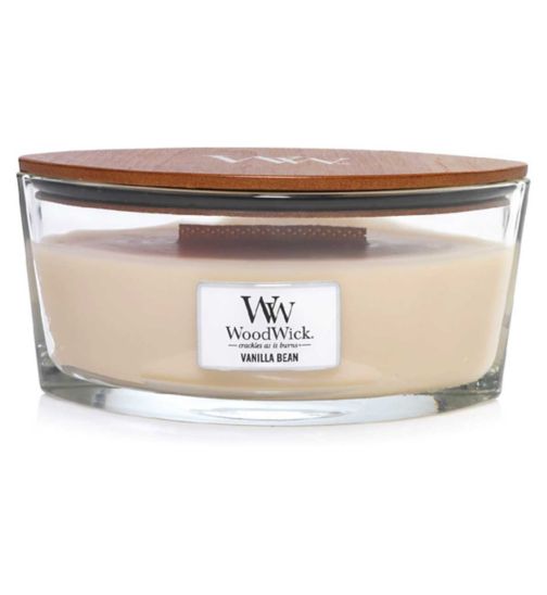 Woodwick Ellipse Scented Candle Vanilla Bean