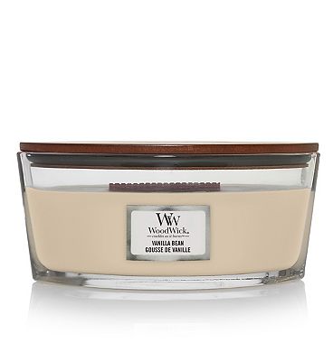 Woodwick Ellipse Scented Candle Vanilla Bean