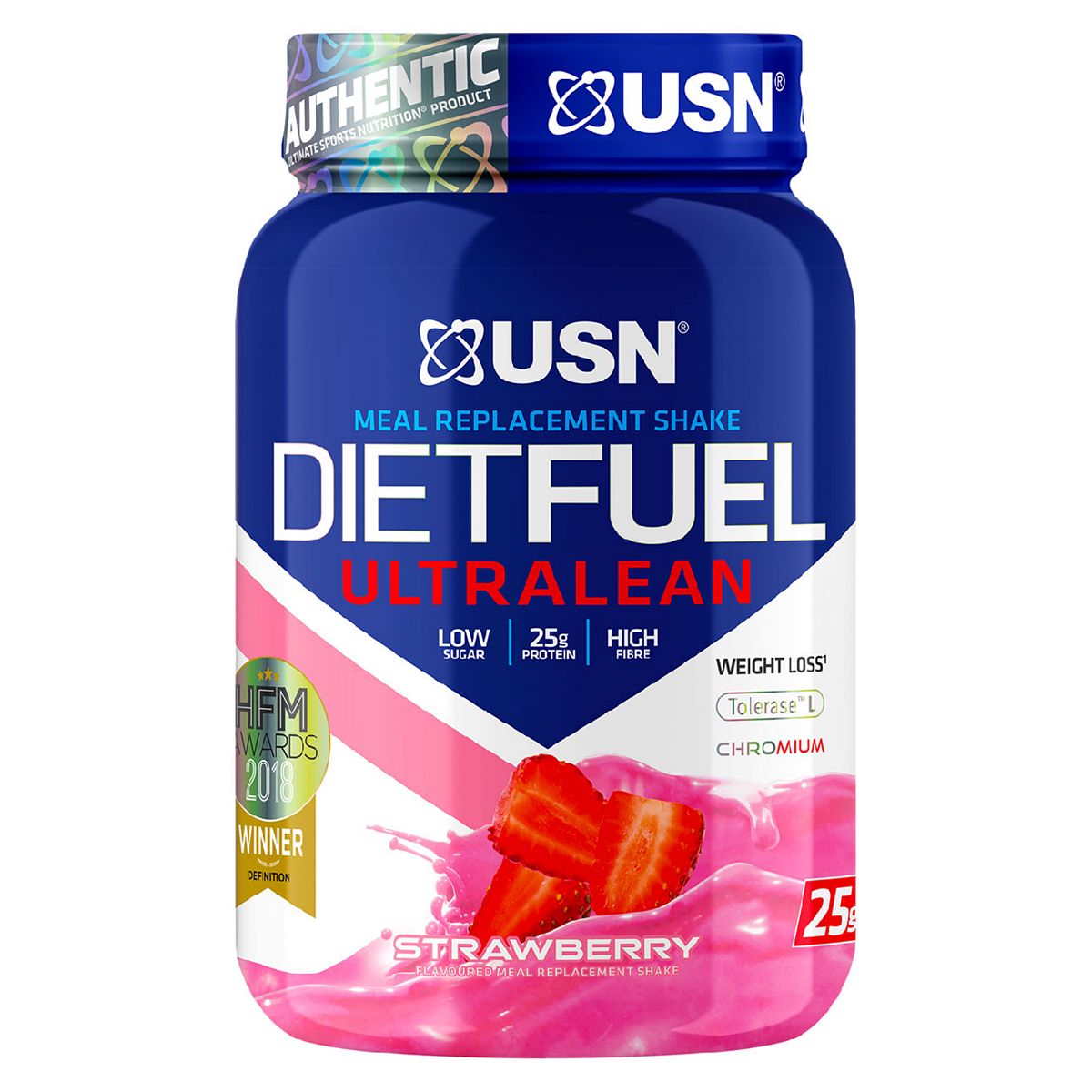 Usn Diet Fuel Protein Powder Strawberry - 1Kg