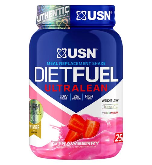 USN Diet Fuel Protein Powder Strawberry - 1kg