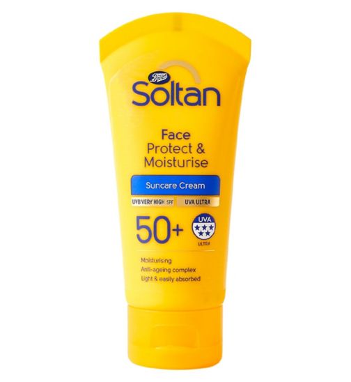 Soltan Face Protect & Moisturise SPF50+ 50ml