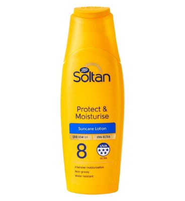 Soltan protect & moisturise sun cream Exclusive to Boots