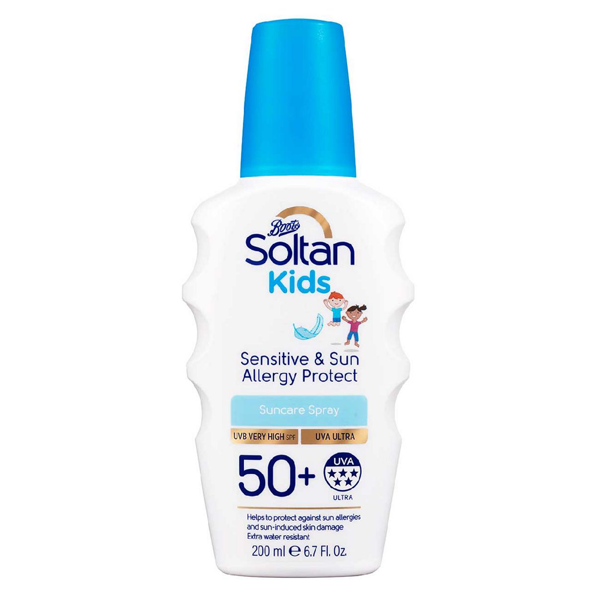 Soltan Kids Sensitive & Sun Allergy Protect Spray Spf50+200 ml, 200ml