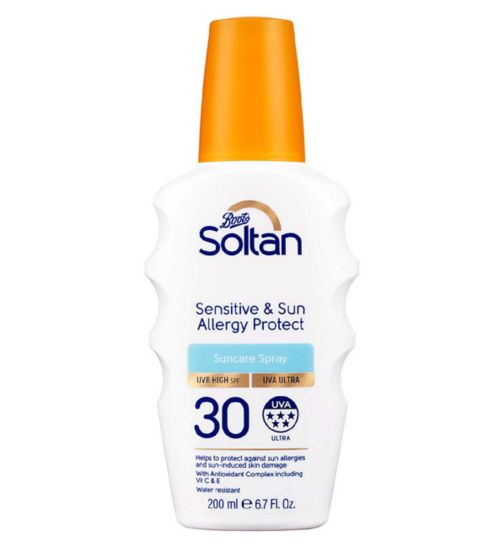 Soltan Sensitive & Sun Allergy Protect Spray SPF30 200ml